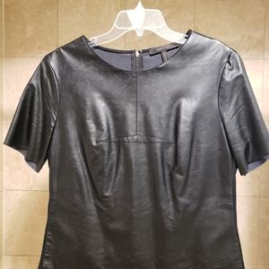 Faux BCBG Leather Top